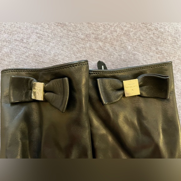 Black leather gloves - Picture 5 of 5